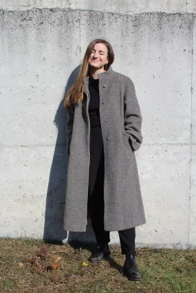 60s Yak Hair & Mohair Coat - L