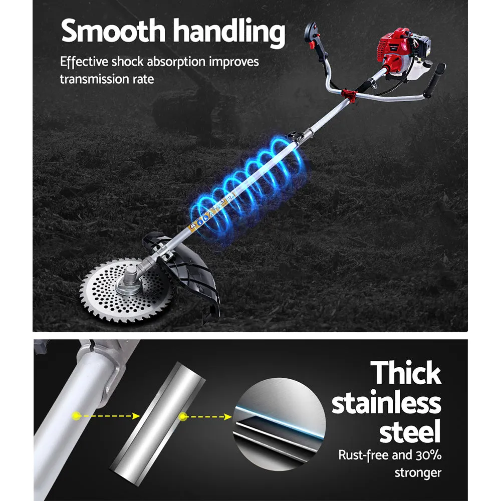62CC Pole Circular Saw Petrol Brush Cutter Whipper Snipper 7-in-1