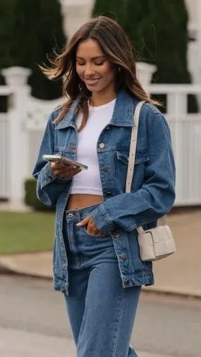 Blue Button Down Denim Jacket