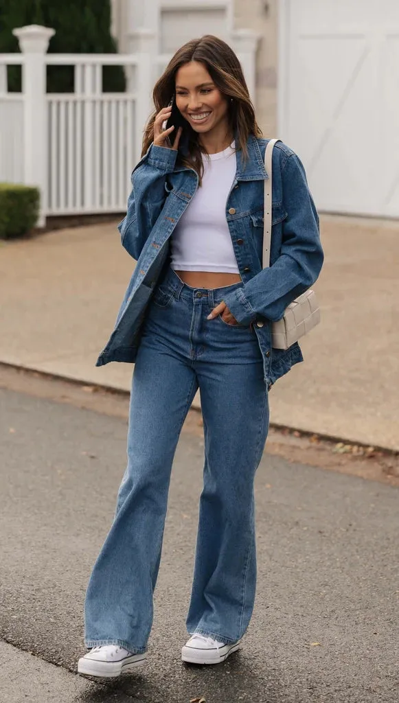 Blue Button Down Denim Jacket