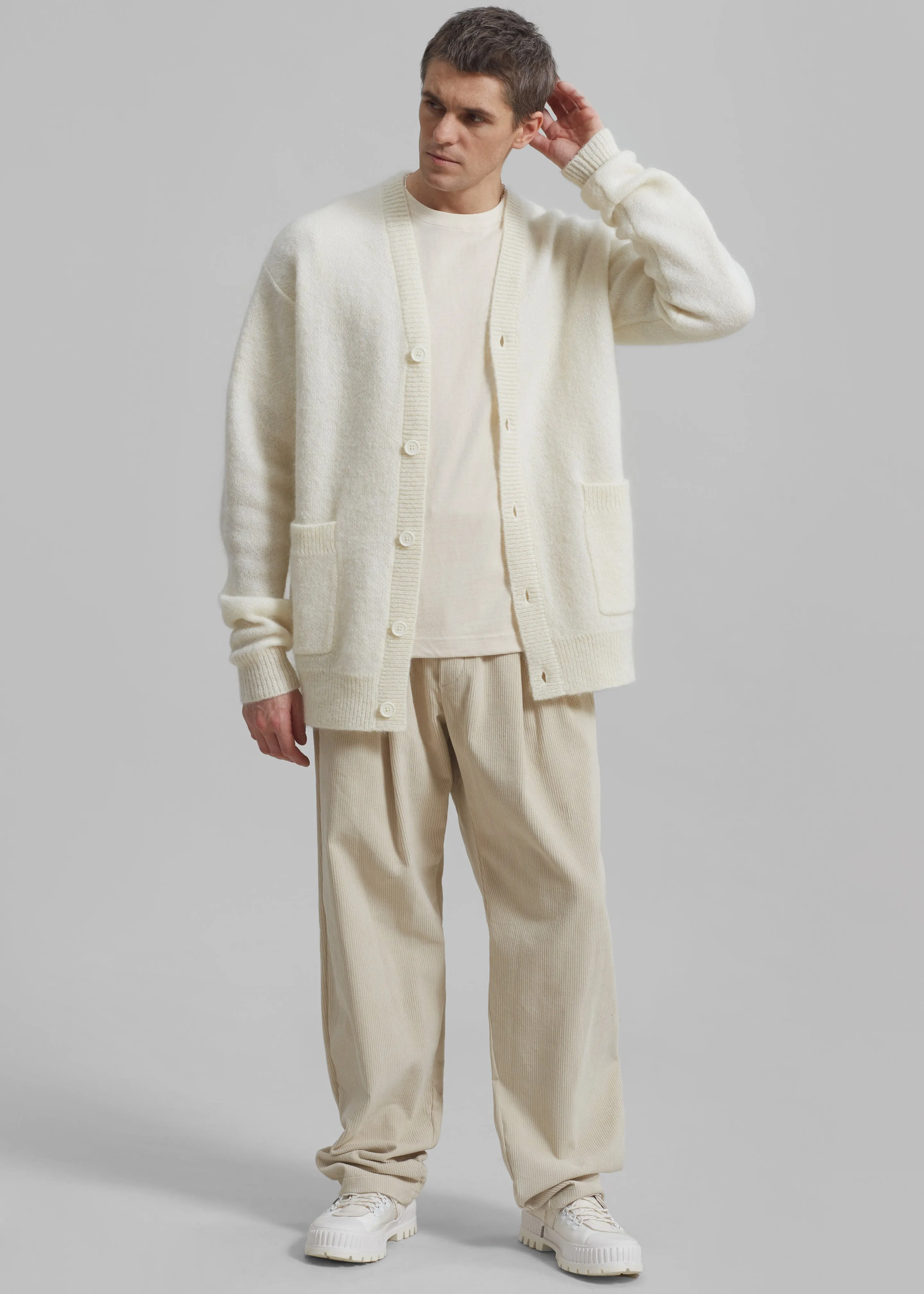 Camden Corduroy Pants - Cream