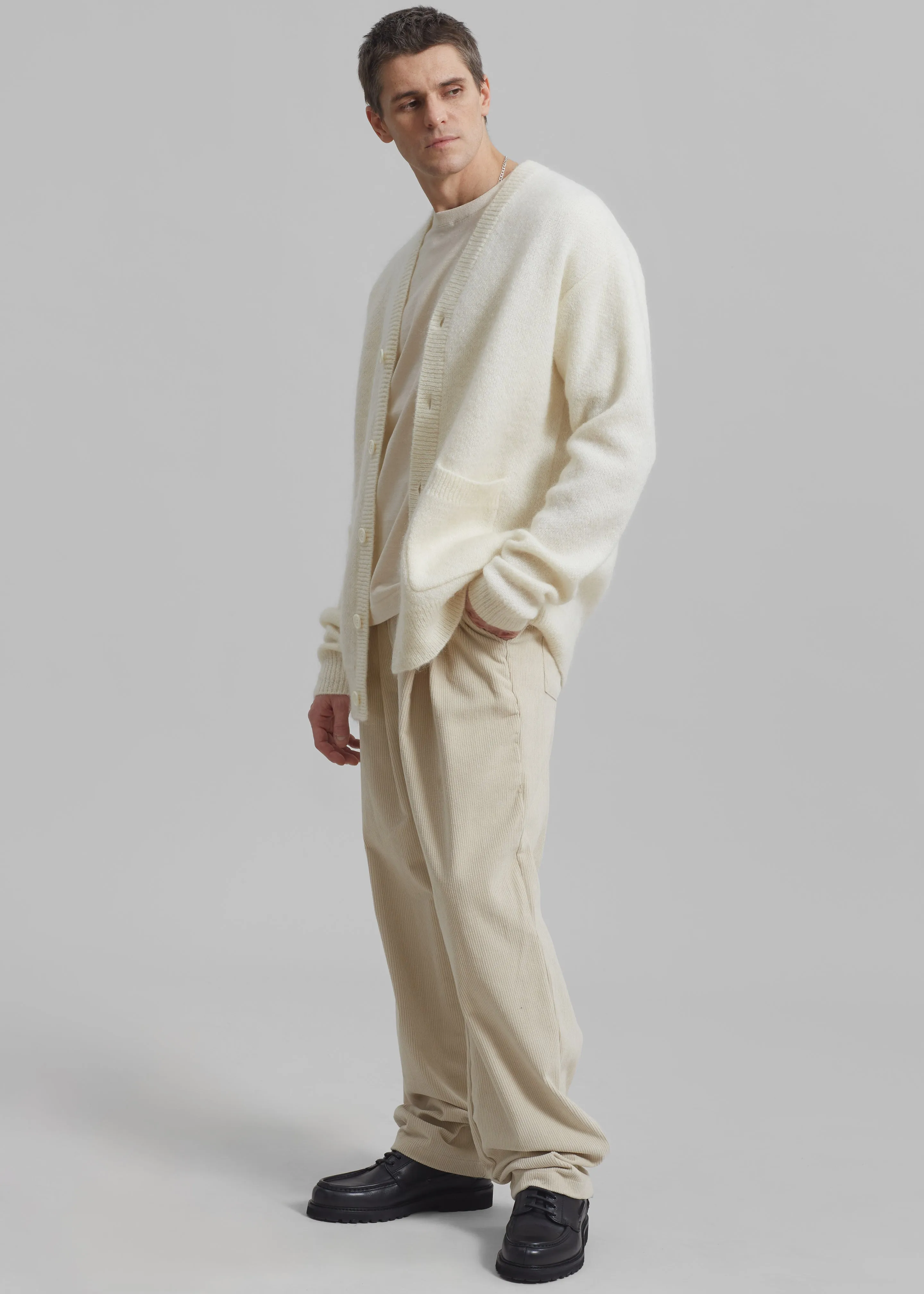 Camden Corduroy Pants - Cream