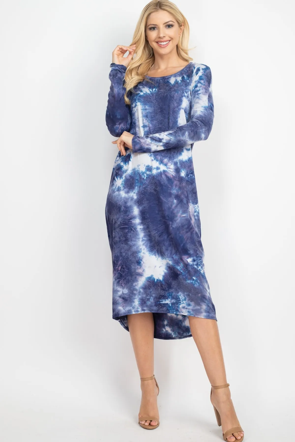 CHARCOAL NAVY DRESS