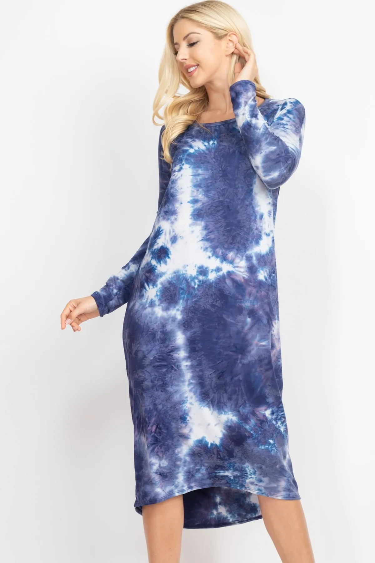 CHARCOAL NAVY DRESS