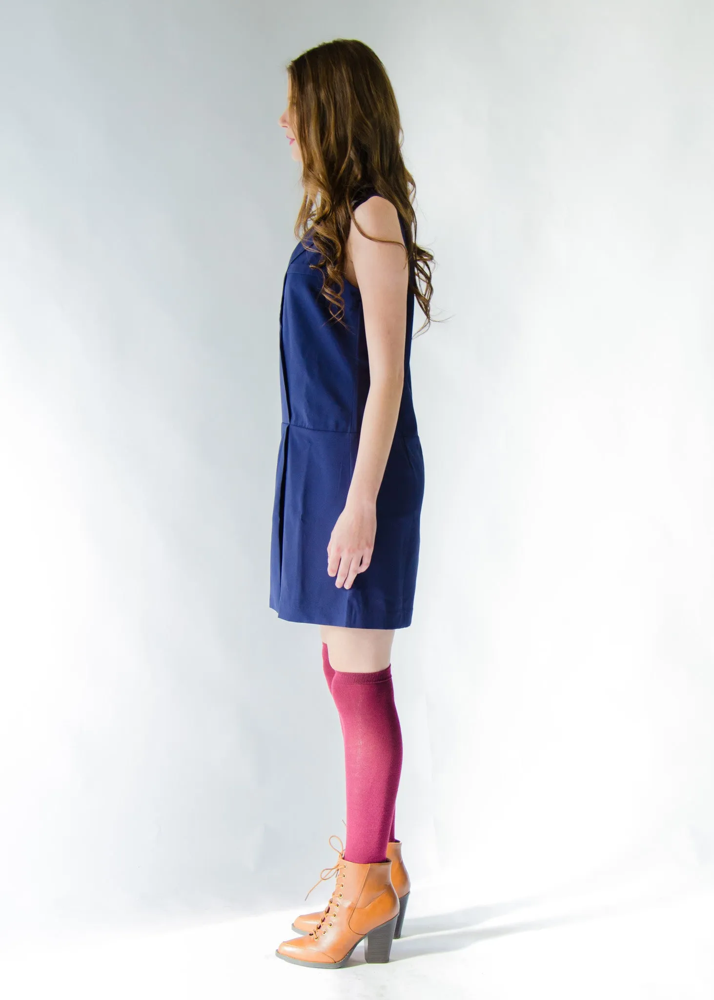 Collar Wrap Dress