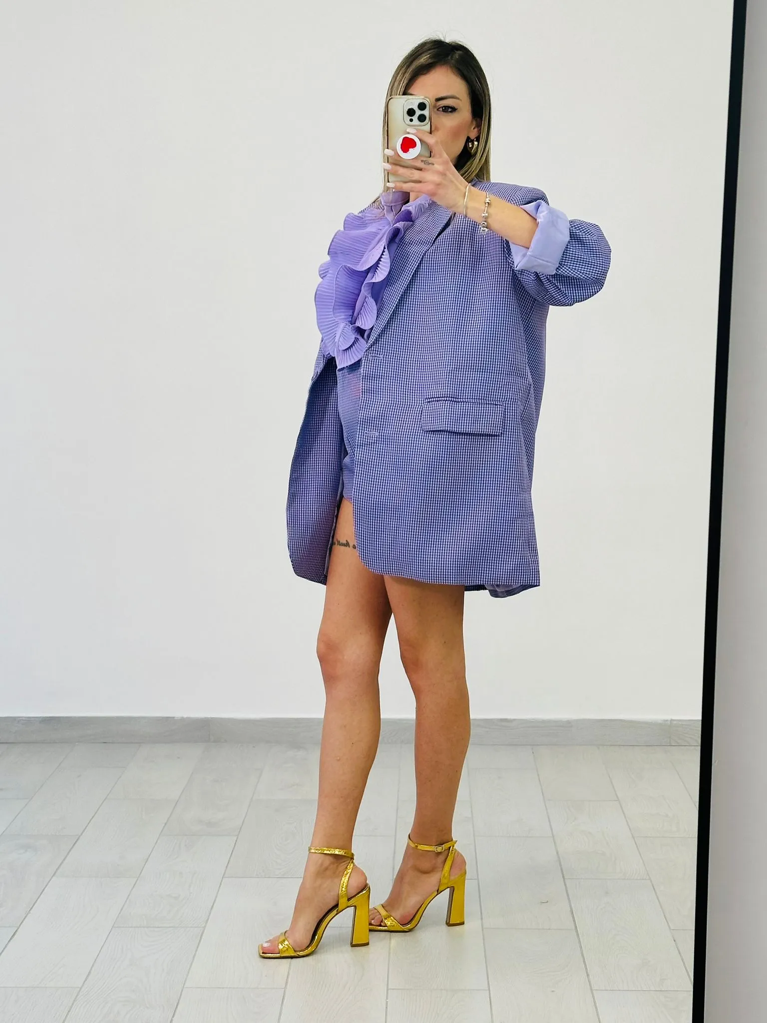Coordinato Iris (Blazer   Pantaloncino) Lilla