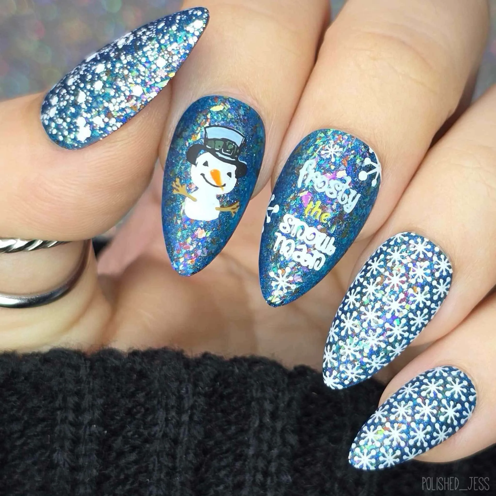 Do You Want to Build a Snowman? (CjSC-40) Steel Nail Art Stamping Plate