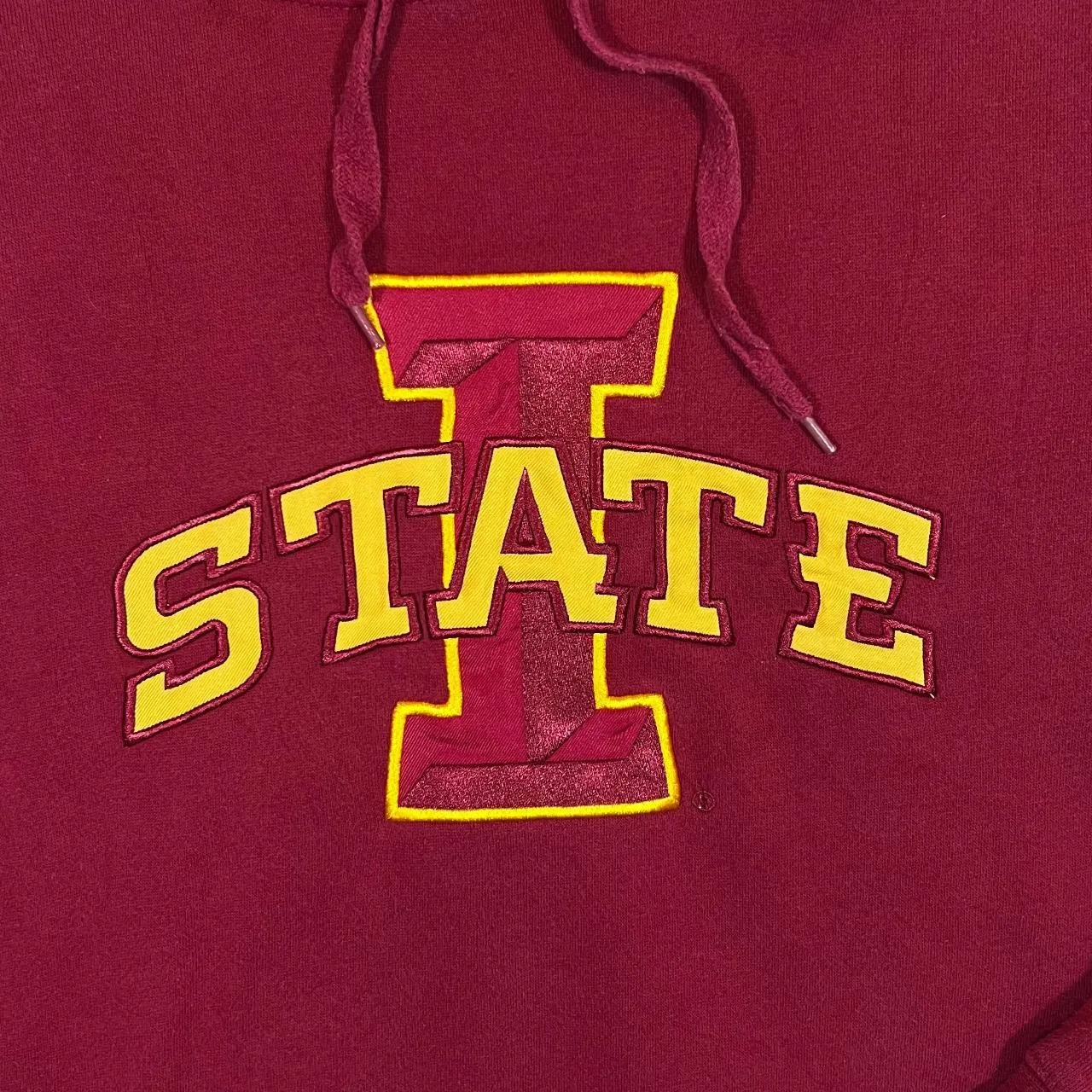 Early 00's Stadium Athletics IOWA STATE CYCLONES Embroidered College Pullover Hoodie
