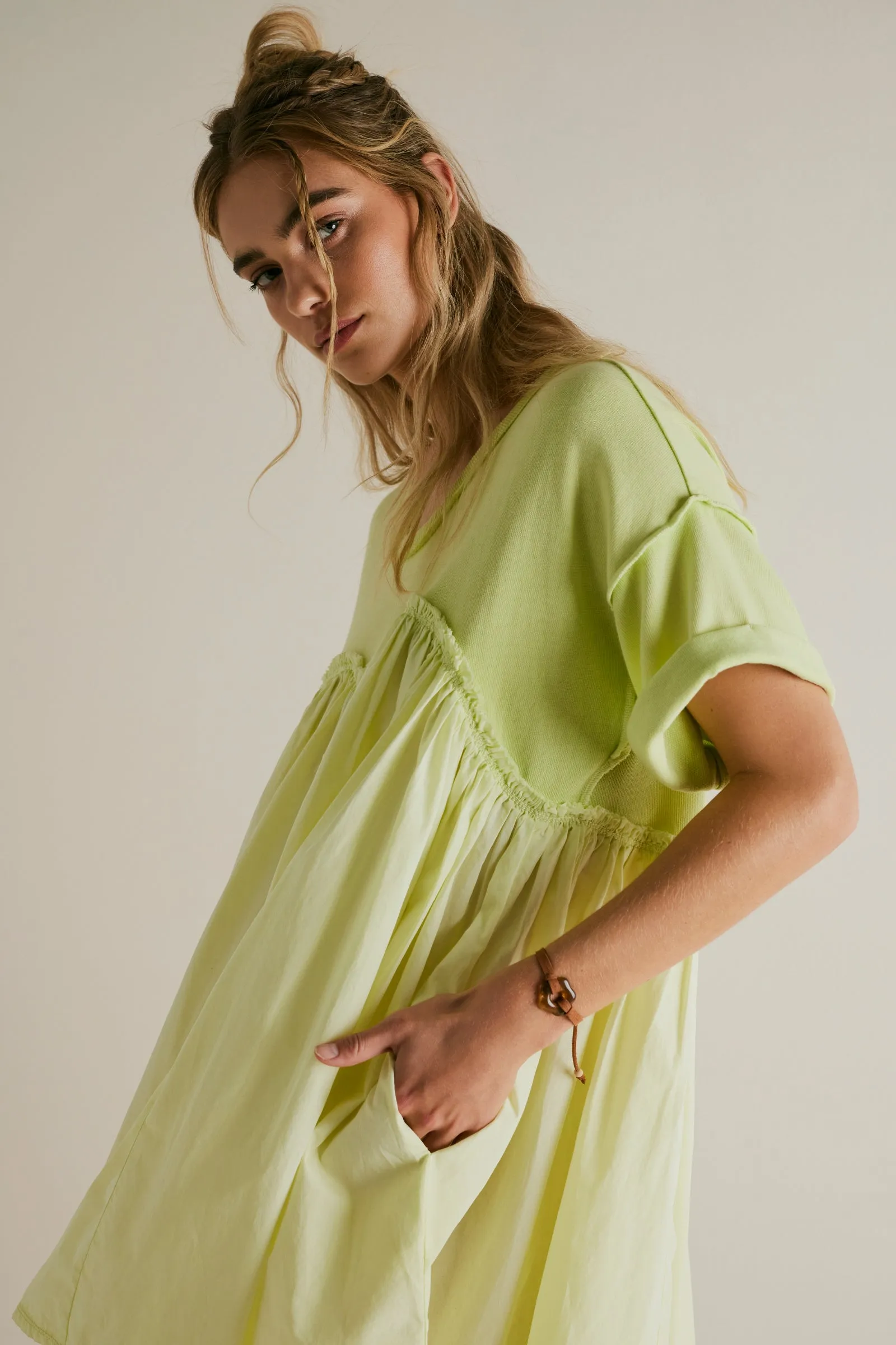 FREE PEOPLE-"CATALINA"MINI DRESS