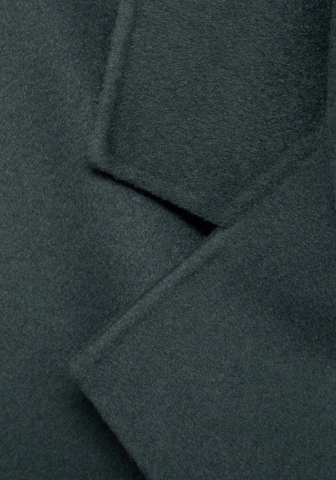 Handmade oversized wool coat - Dark Blue