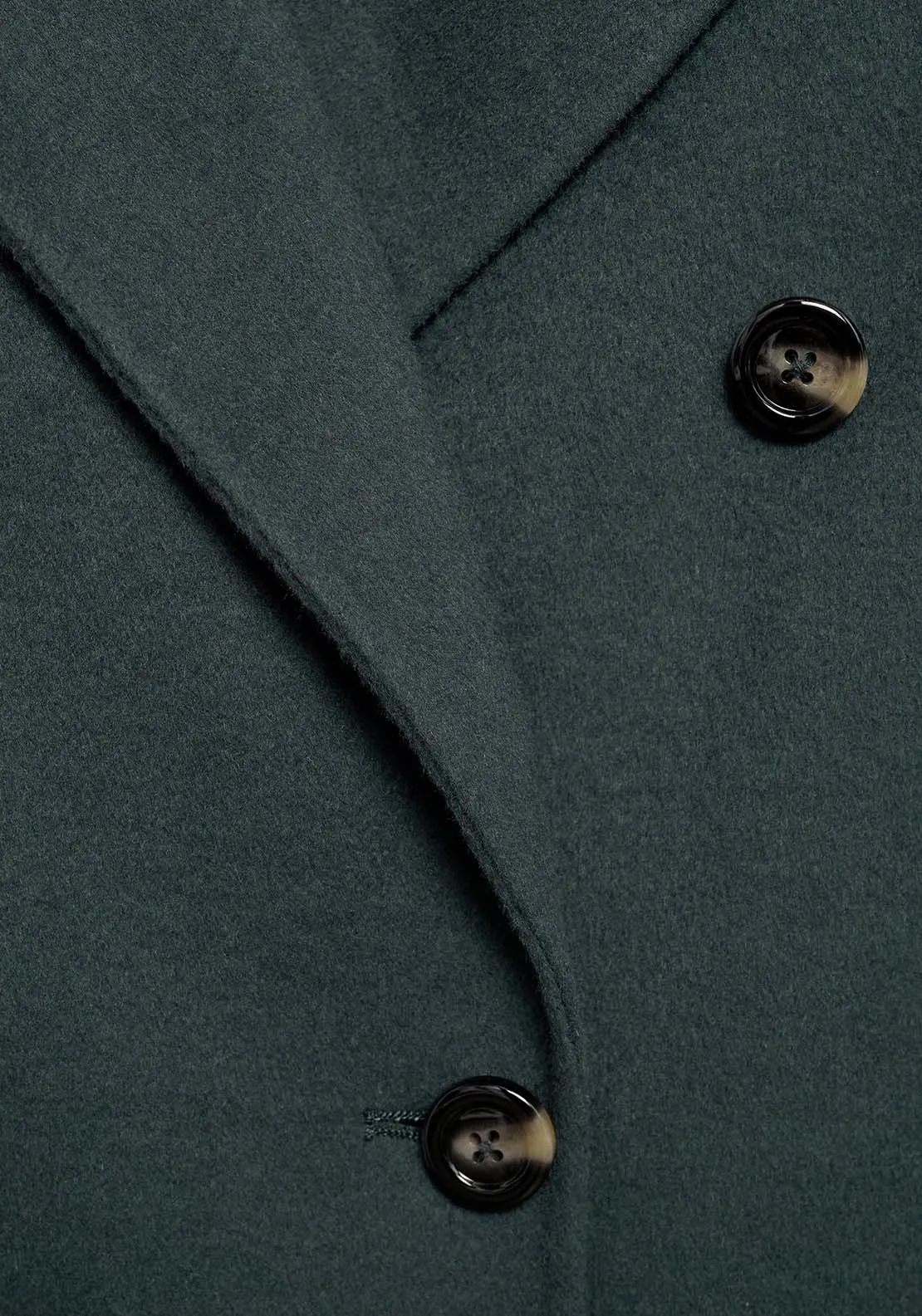 Handmade oversized wool coat - Dark Blue
