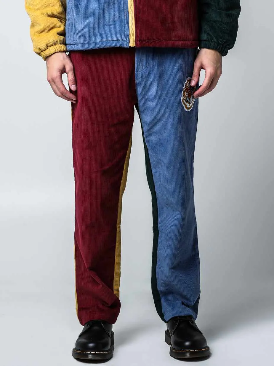 Hogwarts Colorblocked Corduroy Pants