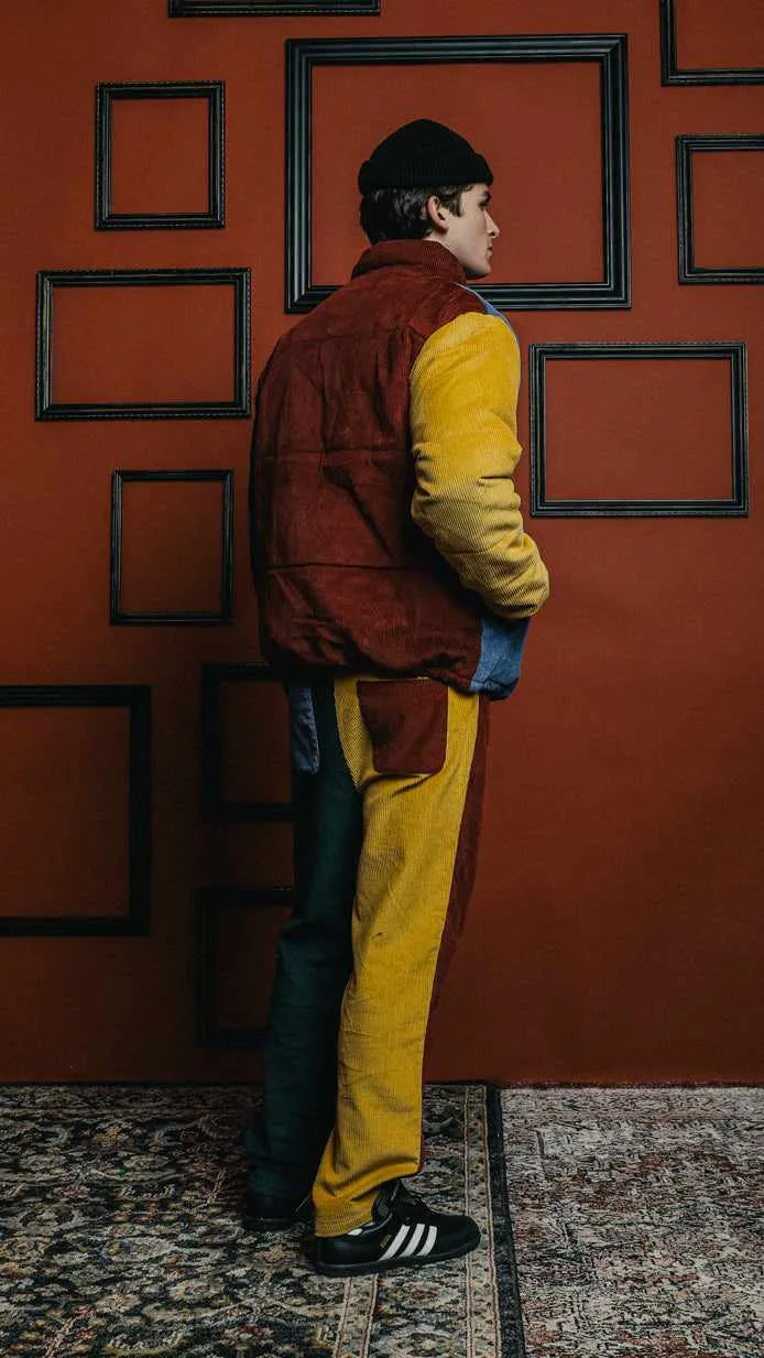 Hogwarts Colorblocked Corduroy Pants