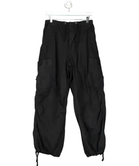 Jaded London Black Parachute Cargo Pants UK S