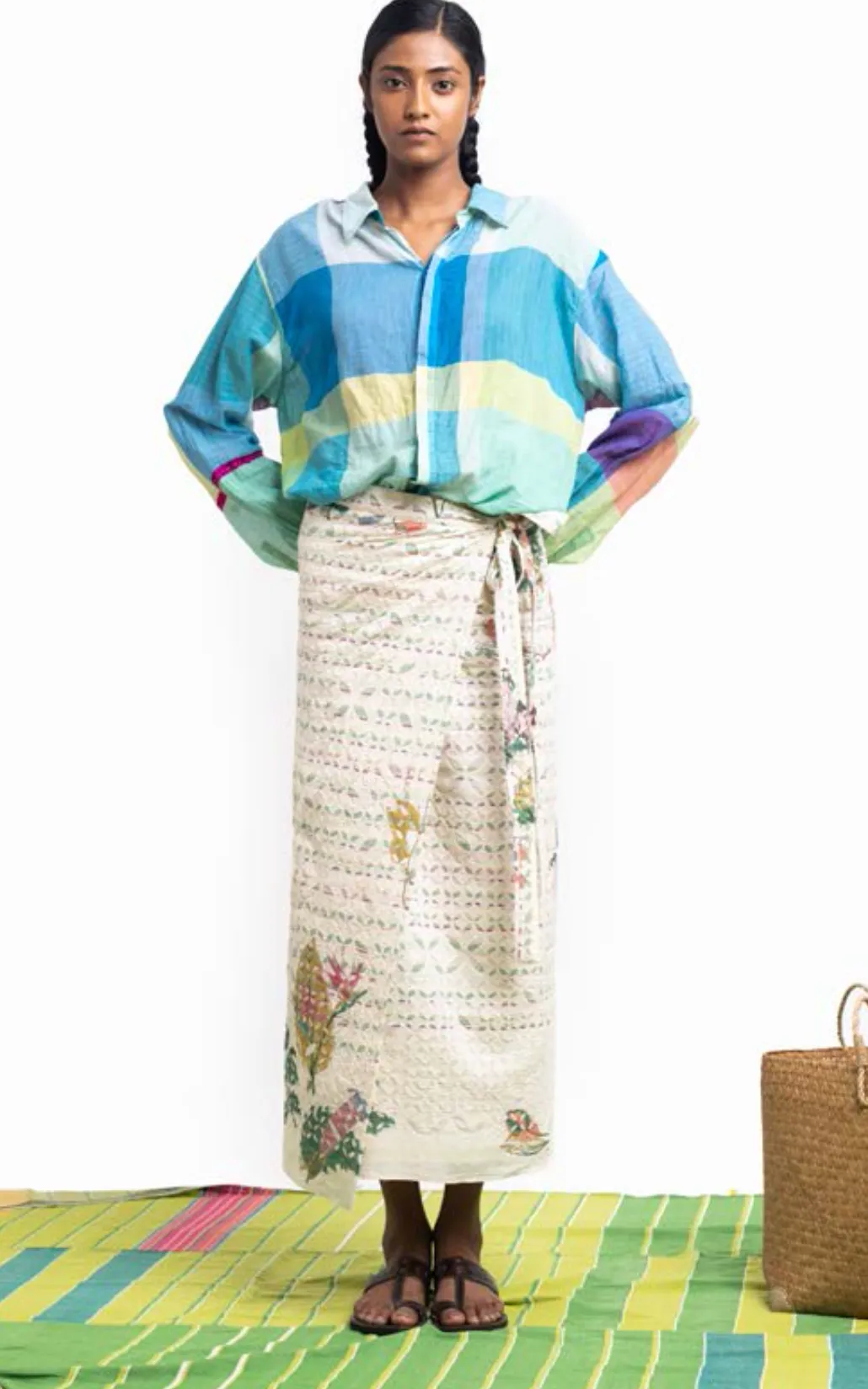JODHPUR 110 - Applique Skirt
