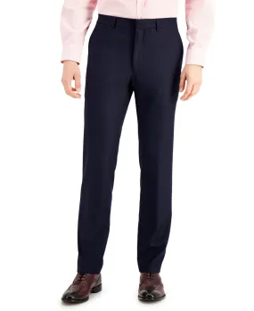 Kenneth Cole Reaction Mens Slim fit Dress Pants 30 / 30 navy Solid