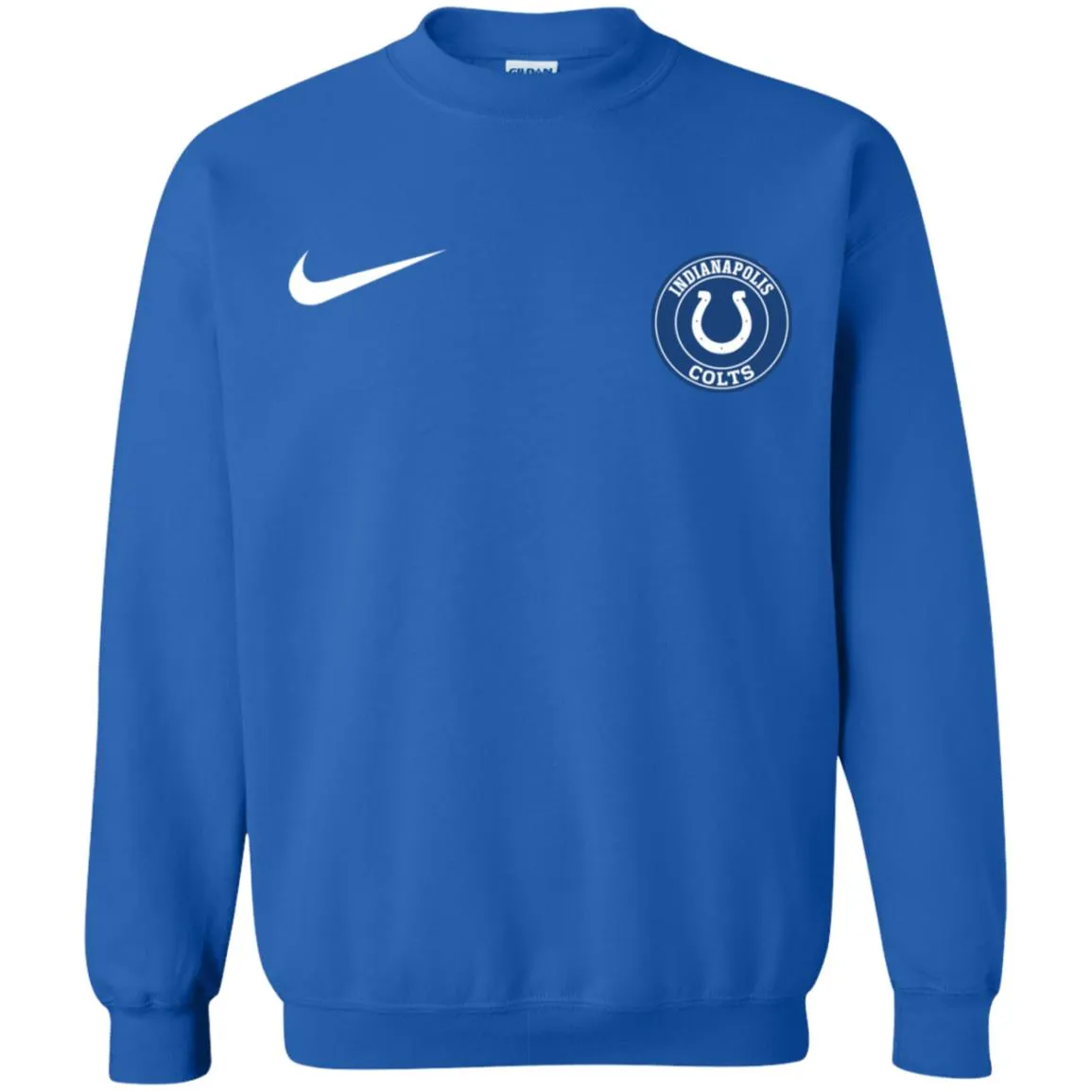 Nike Indianapolis Colts Nfl Football Unisex Crewneck Pullover Sweatshirt