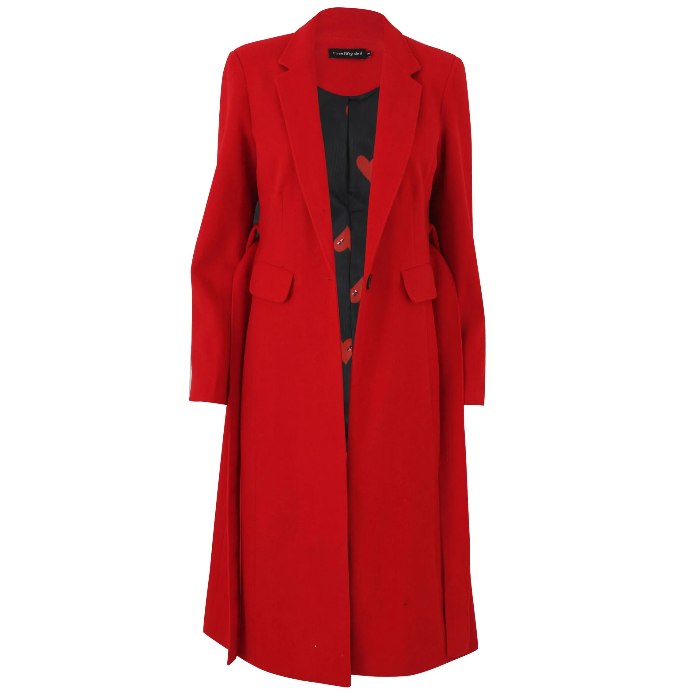 Red Crimson Queen Coat