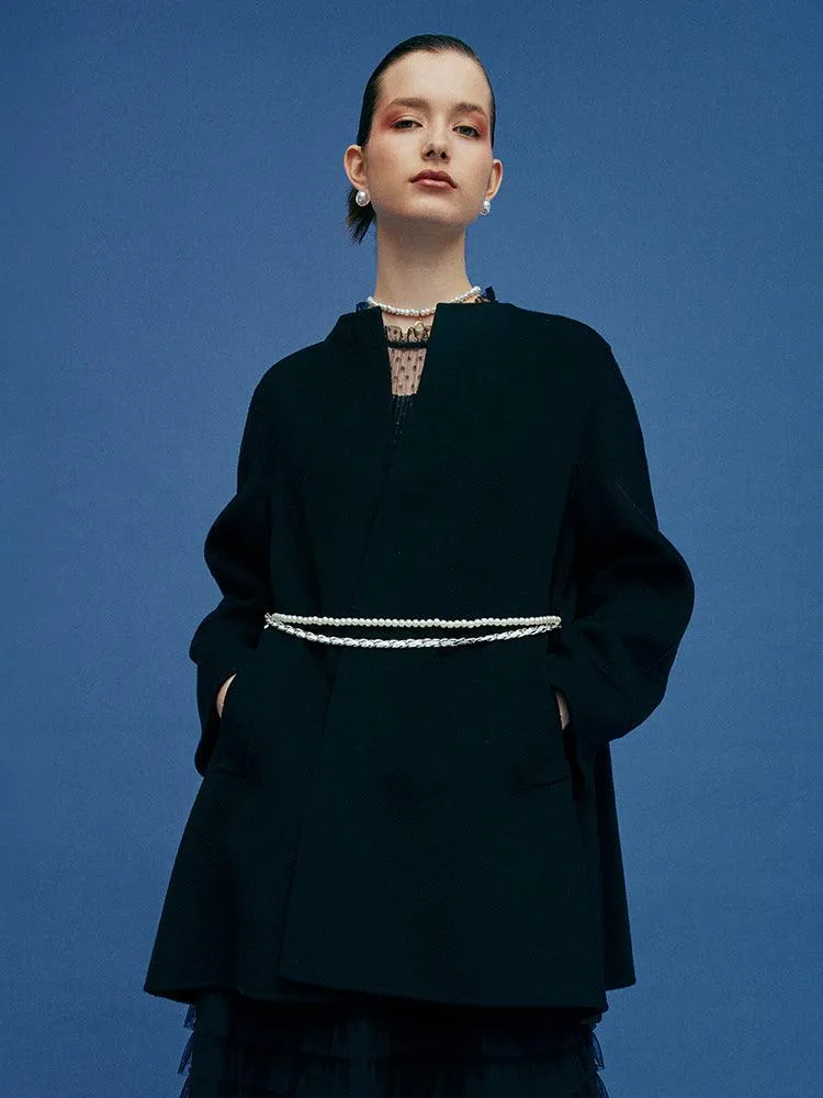 Tencel Wool Wrapped Coat