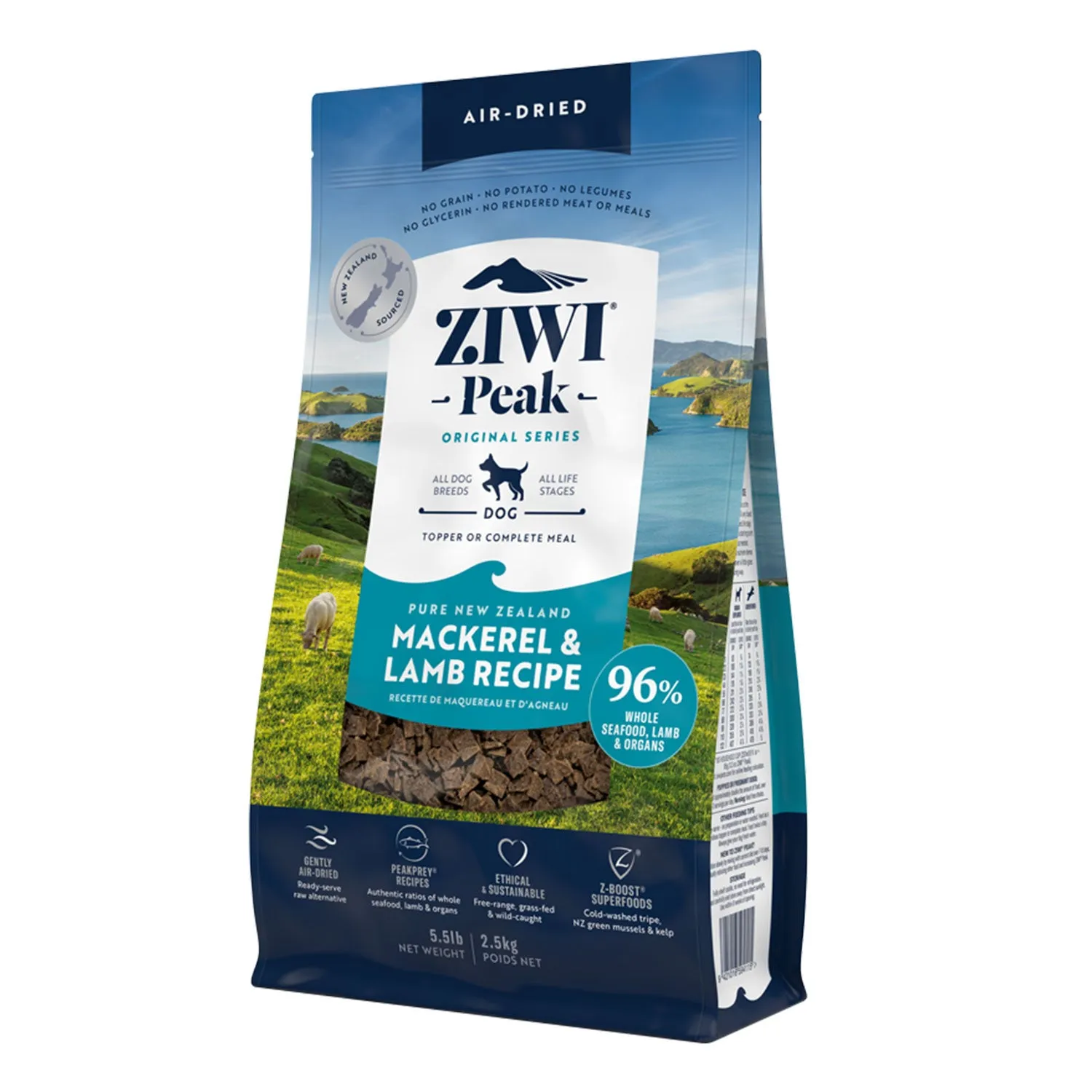 ZIWI Peak Mackerel & Lamb Air Dried Dry Dog Food