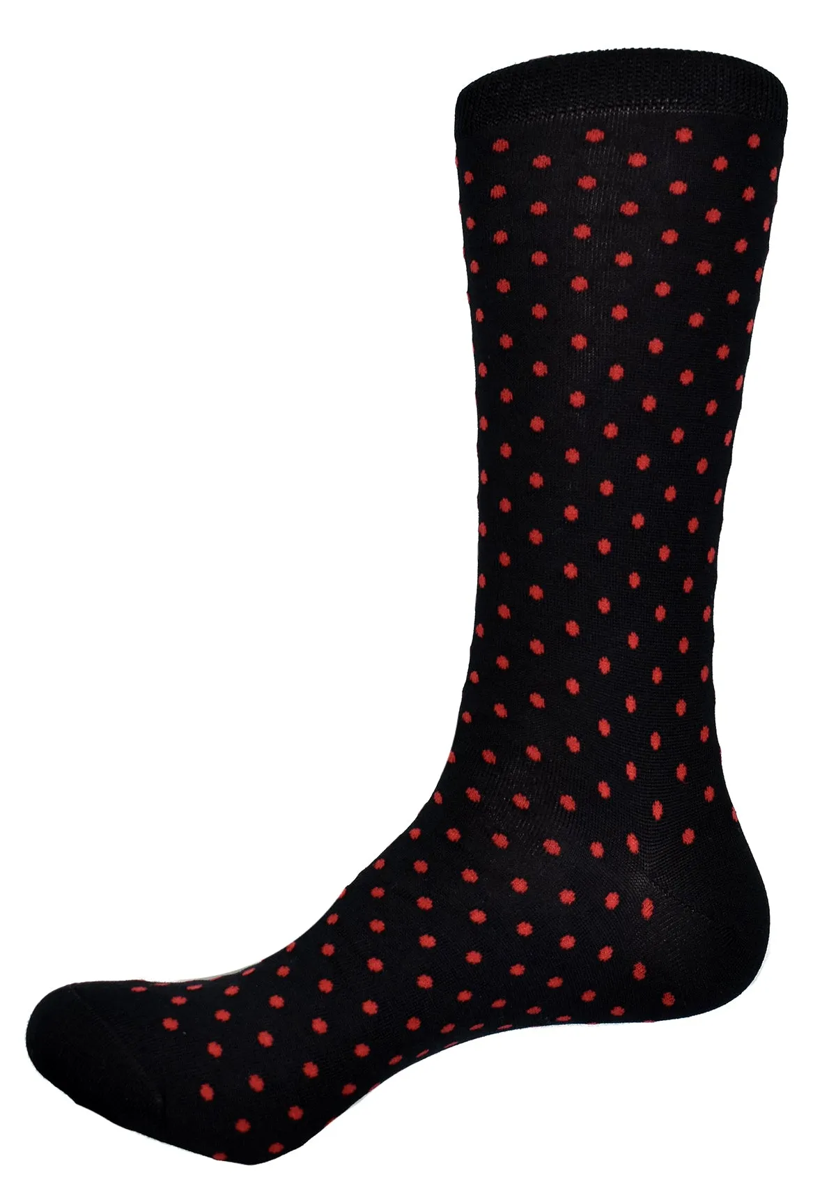 ZJ7008 Sartorial Red Dot Sock